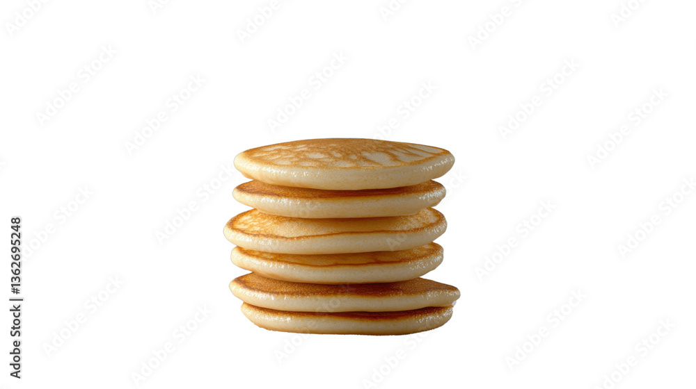Stack of Pancakes: A tempting stack of golden-brown pancakes, perfectly cooked and ready to be enjoyed. A classic breakfast delight Stack of Pancakes: A tempting stack of golden-brown pancakes, perfectly cooked and ready to be enjoyed. A classic breakfast delight