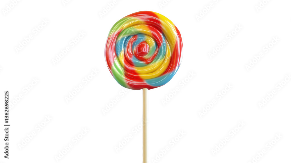 Swirly Delight: A vibrant lollipop, a colorful spiral of sweetness, sits poised against a clear backdrop. A perfect confection for anyone. Swirly Delight: A vibrant lollipop, a colorful spiral of sweetness, sits poised against a clear backdrop. A perfect confection for anyone.