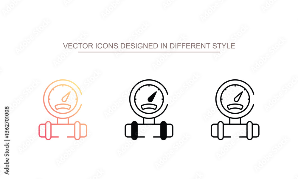 Pressure icon design with white background stock illustration Pressure icon design with white background stock illustration