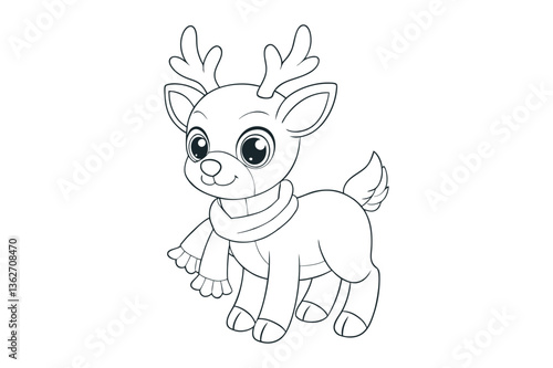 Printable Christmas Coloring Page for Kids – Holiday Activity

