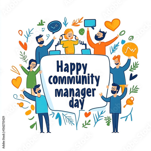 Celebrating Happy Community Manager Day with Supportive Team Members