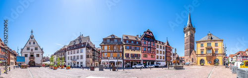 Tablou pe pânză Altstadt, Obernai, Elsass, Germany