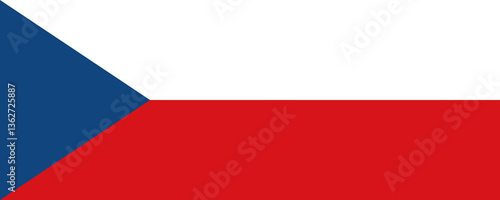 Free Download Flag of the Czech Republic waving against a clear blue sky on a sunny day in Prague - GFXLoad
