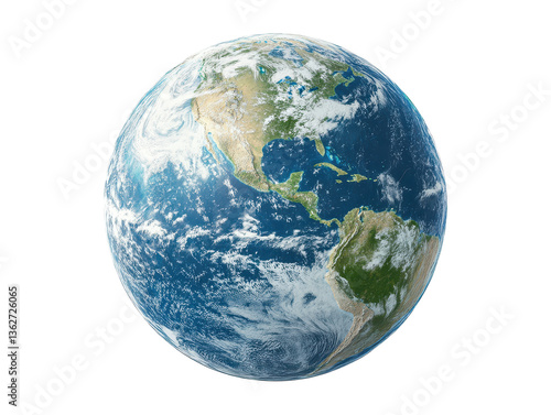 Fototapeta Naklejka Na Ścianę i Meble -  Isolated Earth Globe America