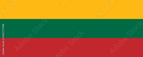 Free Download Vibrant colors of the Lithuania flag symbolize national pride and heritage - GFXLoad