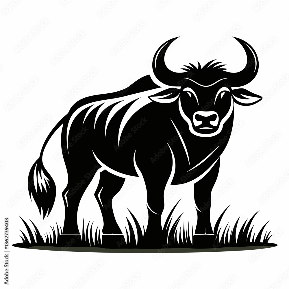 vector illustration of a cow vector illustration of a cow