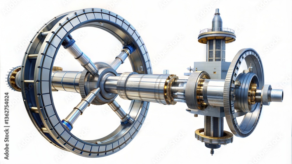Obraz premium Complex Mechanical Structure.