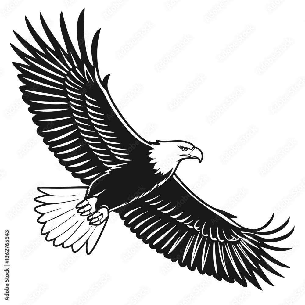 Obraz premium eagle vector illustration