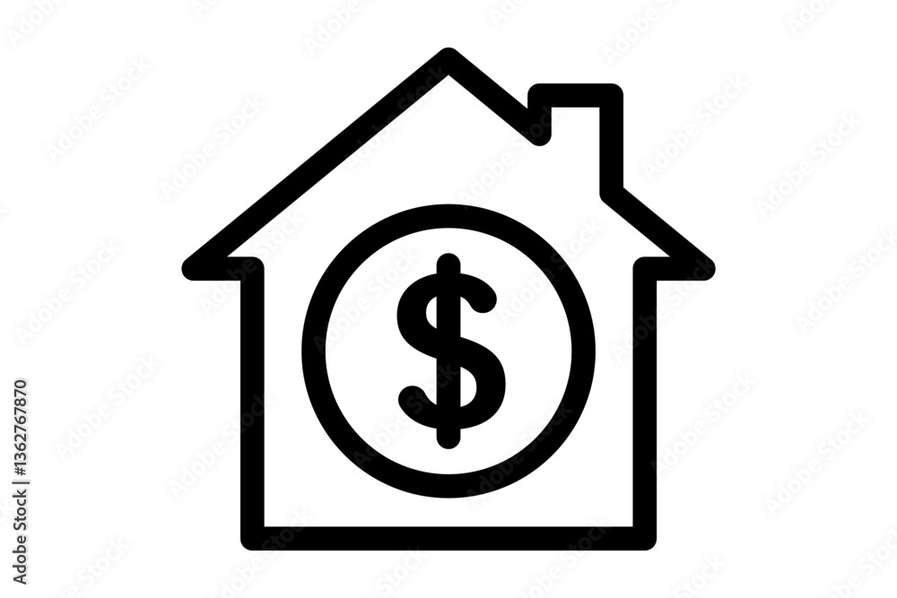 House heating icon simple design House heating icon simple design