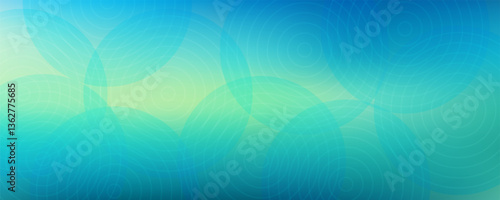 Green and Yellow vector cover with rounded stripes, dots. Capsules on blurred abstract background with gradient dots. Smart design for your business advert.