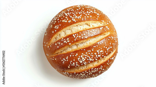 Wallpaper Mural Close-up of whole wheat sandwich bread with sesame seeds Torontodigital.ca