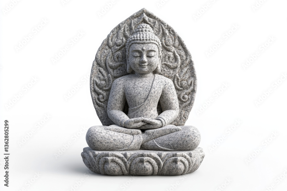 Serene Granite Buddha Statue Meditation Pose Intricate Carving Asian Art Spiritual Symbol Serene Granite Buddha Statue Meditation Pose Intricate Carving Asian Art Spiritual Symbol