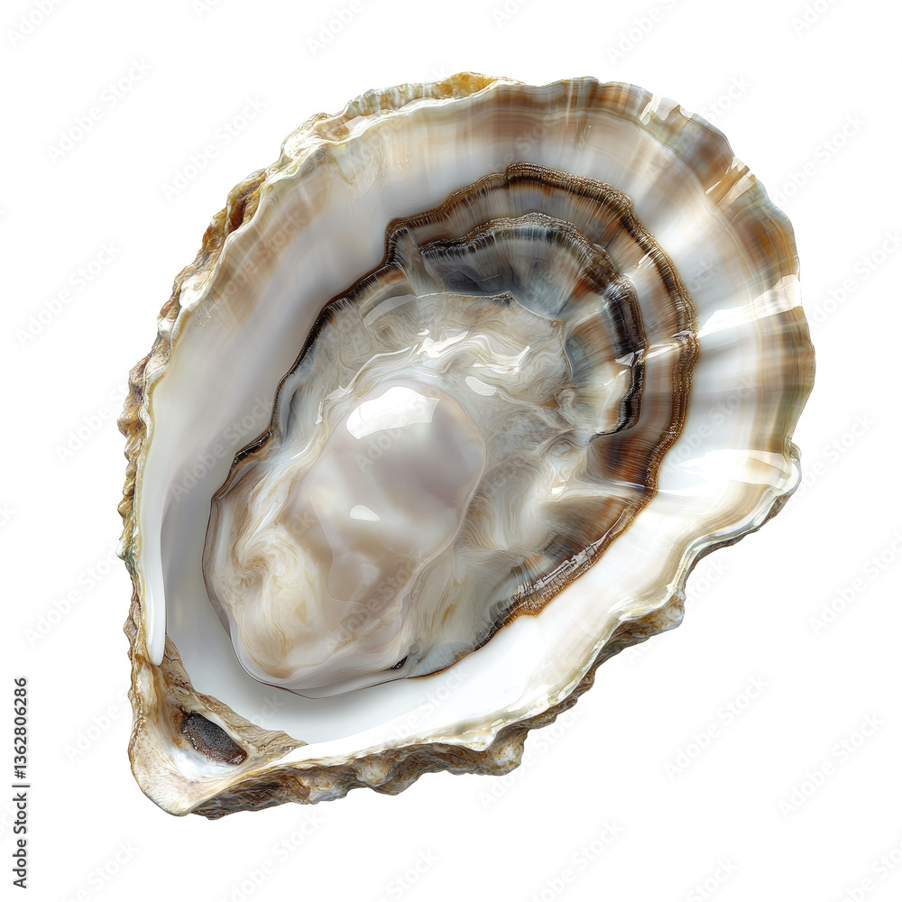 Fresh oyster, perfectly presented Fresh oyster, perfectly presented