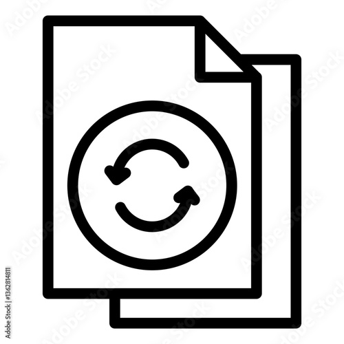 Recycled Paper Icon