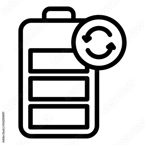 Battery Recycling Icon