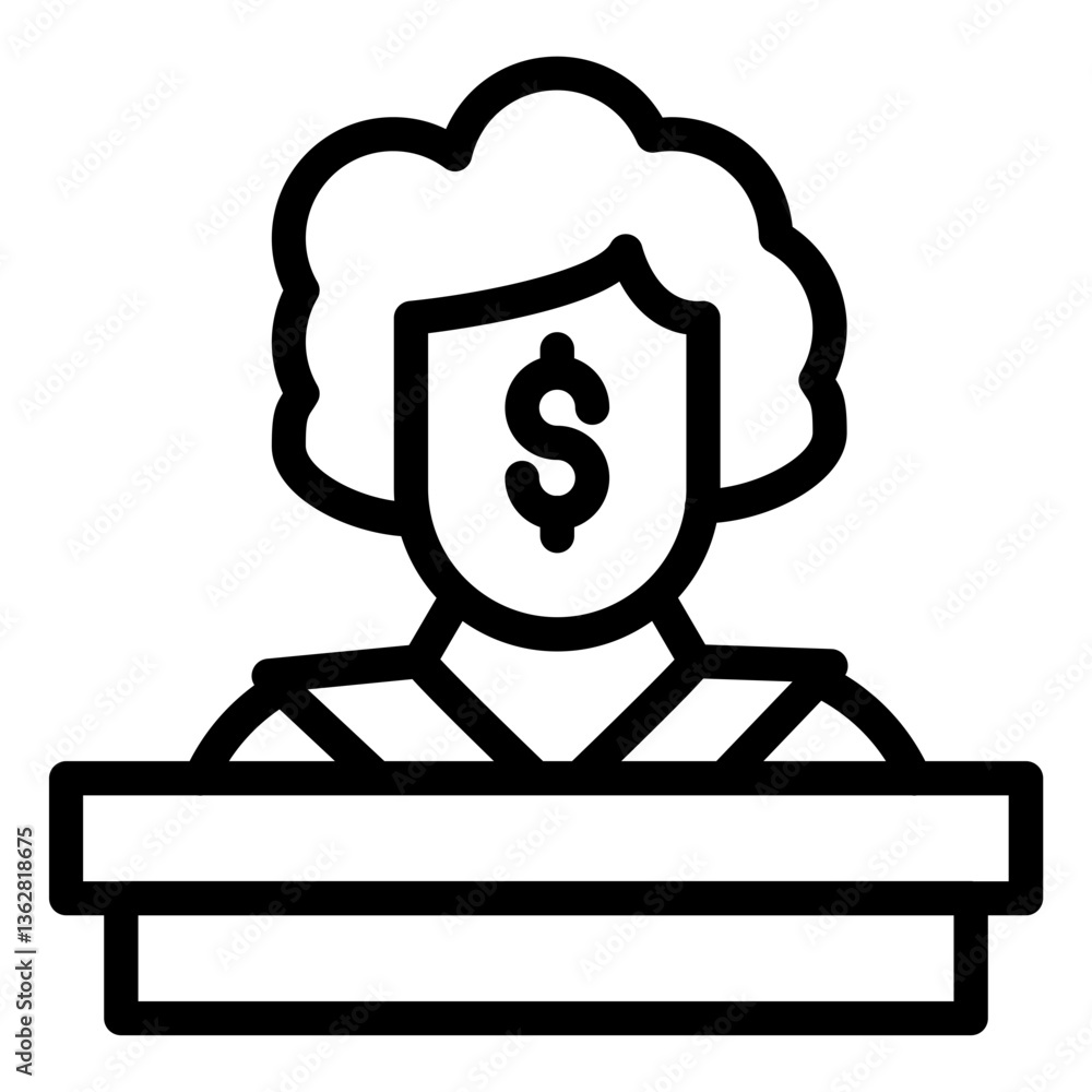 Bribed Judge Icon Bribed Judge Icon