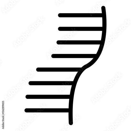 Viral RNA Strand Icon