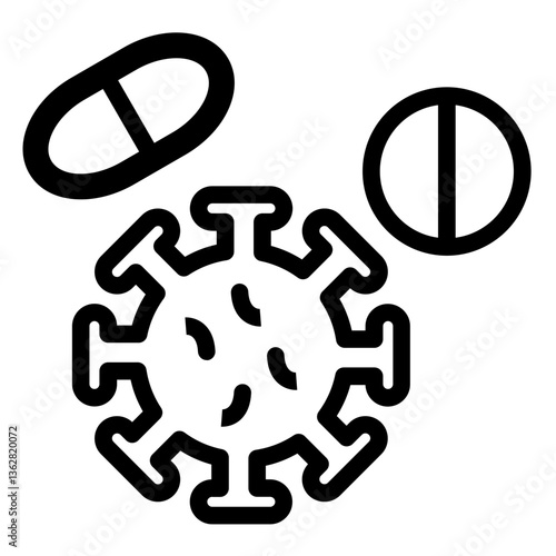 Antiviral Medication Icon