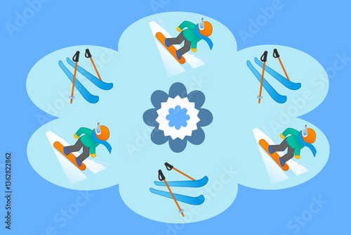 vector illustration of an abstract background