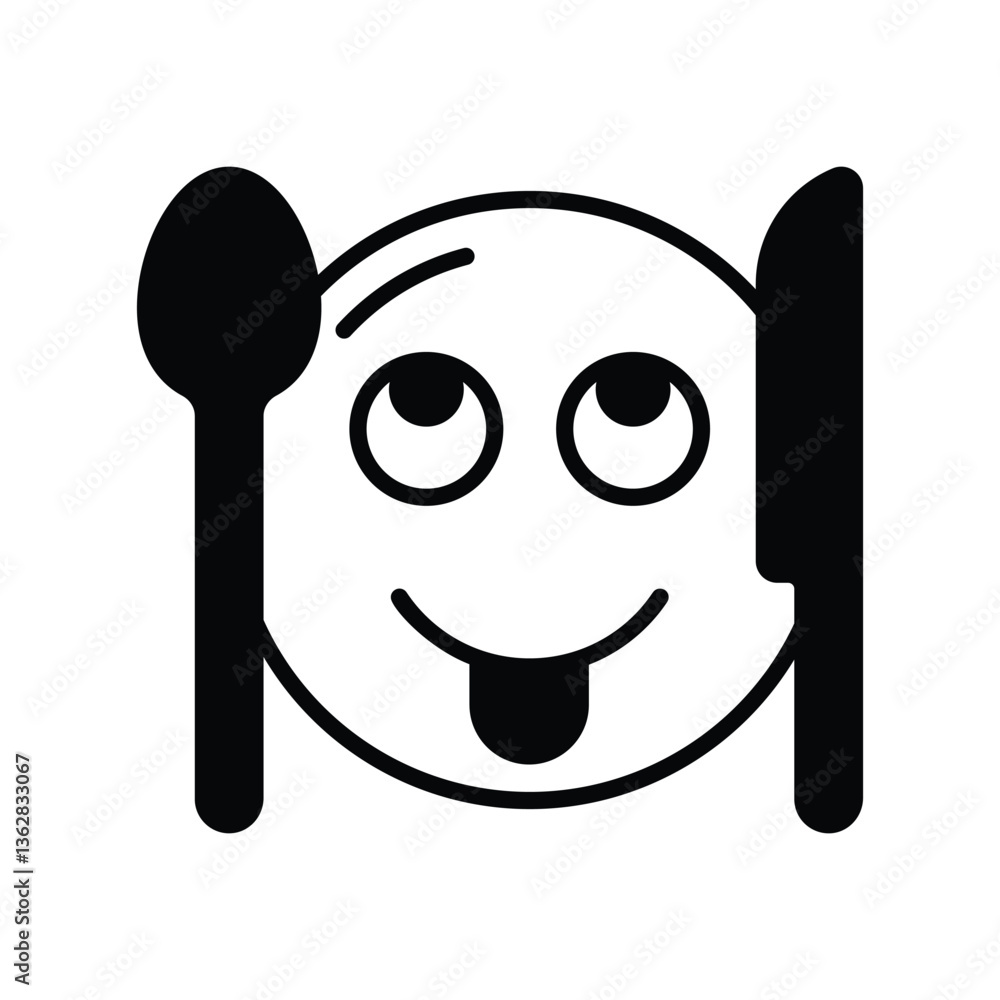 Obraz premium hungry Vector icon