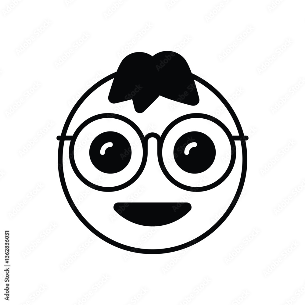 geek Vector icon geek Vector icon