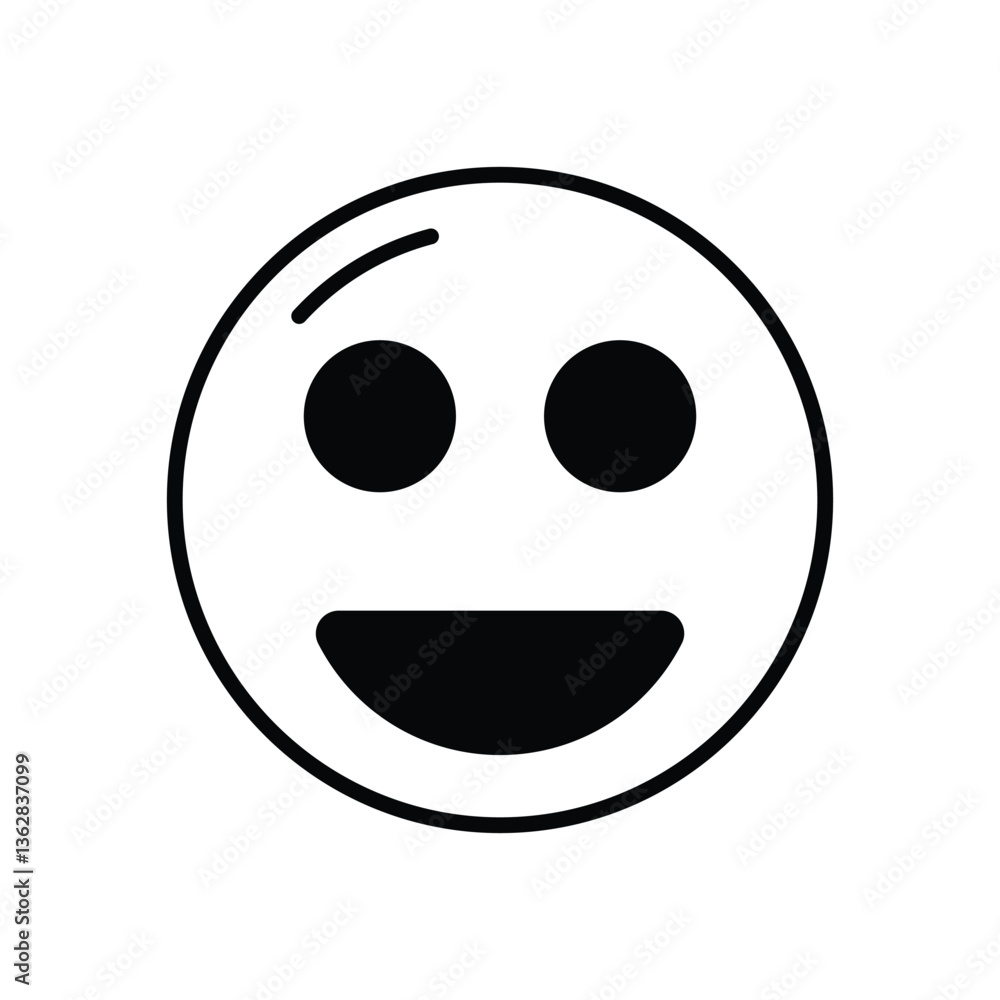 Fototapeta premium Smiling Vector icon