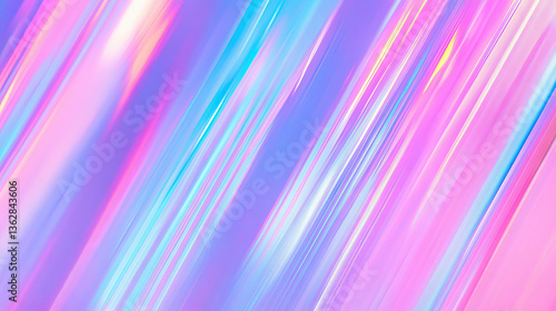 Vibrant abstract light streaks background in soft pastel hues