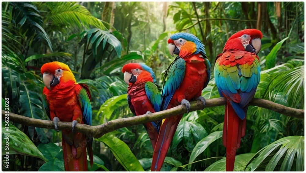 Obraz premium blue and yellow macaw