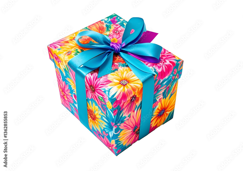 Obraz premium Floral Gift Box