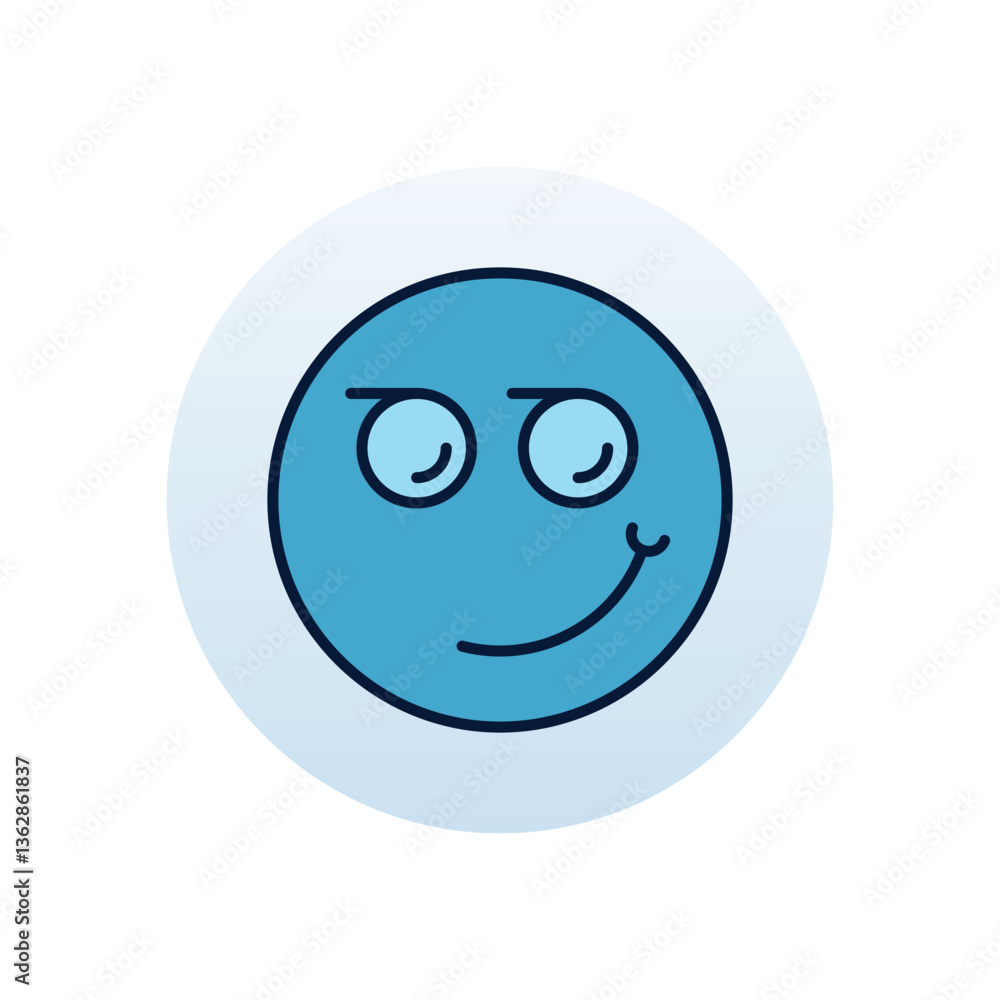 Obraz premium smug Vector icon