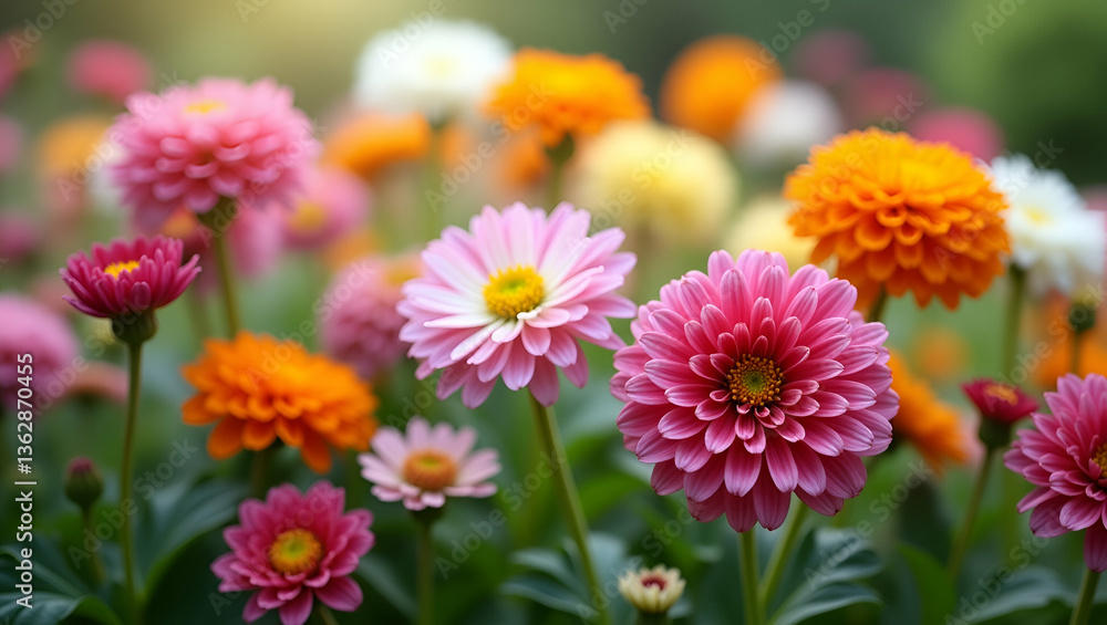 Flat Beautiful variety of blooming flowers in garden showcasing botanical diversity and natural beauty as background concept. concept as Beautiful variety of blooming flowers in garden showcasing bota Flat Beautiful variety of blooming flowers in garden showcasing botanical diversity and natural beauty as background concept. concept as Beautiful variety of blooming flowers in garden showcasing bota