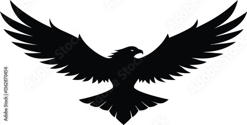 flaying eagle silhouette,eagle icon clip art
