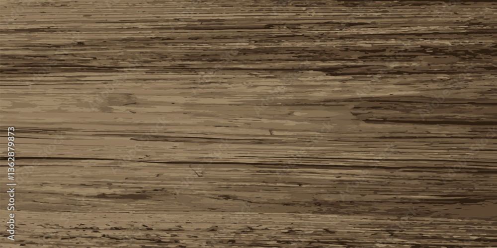 Fototapeta premium Vintage wood texture. Wood surface. Vector illustration