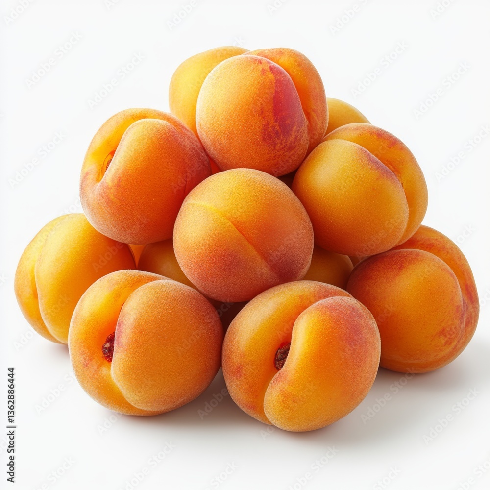 A Delicious Pile of Ripe Nectarines, Ready to Eat A Delicious Pile of Ripe Nectarines, Ready to Eat