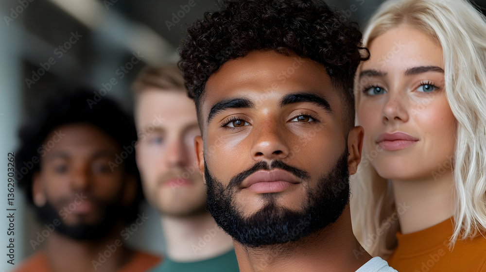Diverse Team of Office Colleagues Portrait Diverse Team of Office Colleagues Portrait
