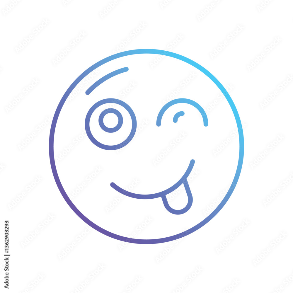 Wink Vector icon Wink Vector icon