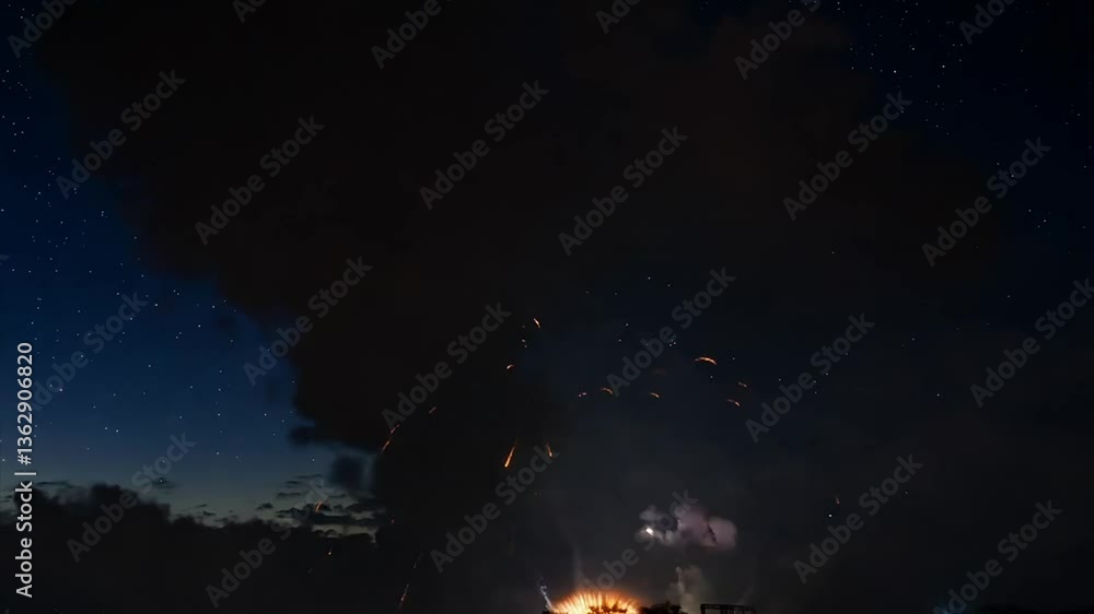 fireworks in the night sky fireworks in the night sky