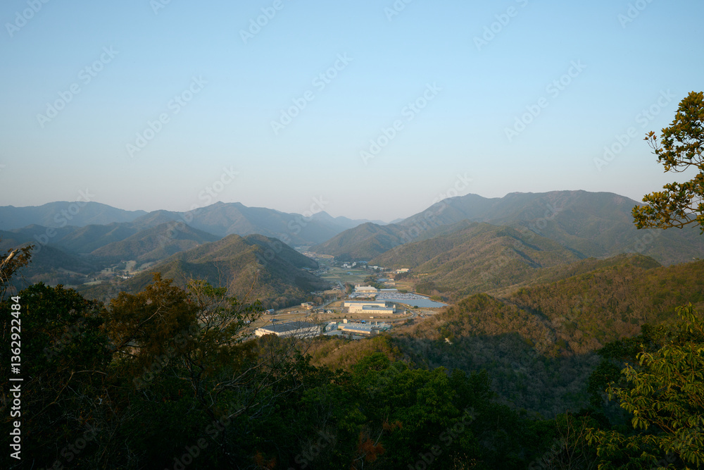 比延山の山頂から見える景色
