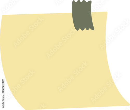 Sticky Note With Tape
