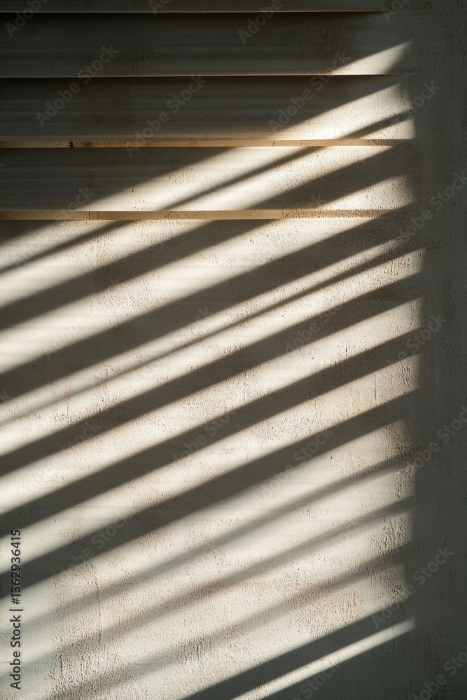 Diagonal Light Stripes on Wall Diagonal Light Stripes on Wall