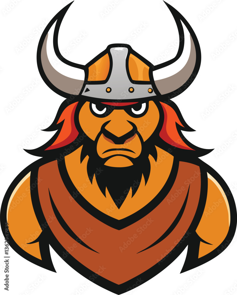 angry bull with horns angry bull with horns