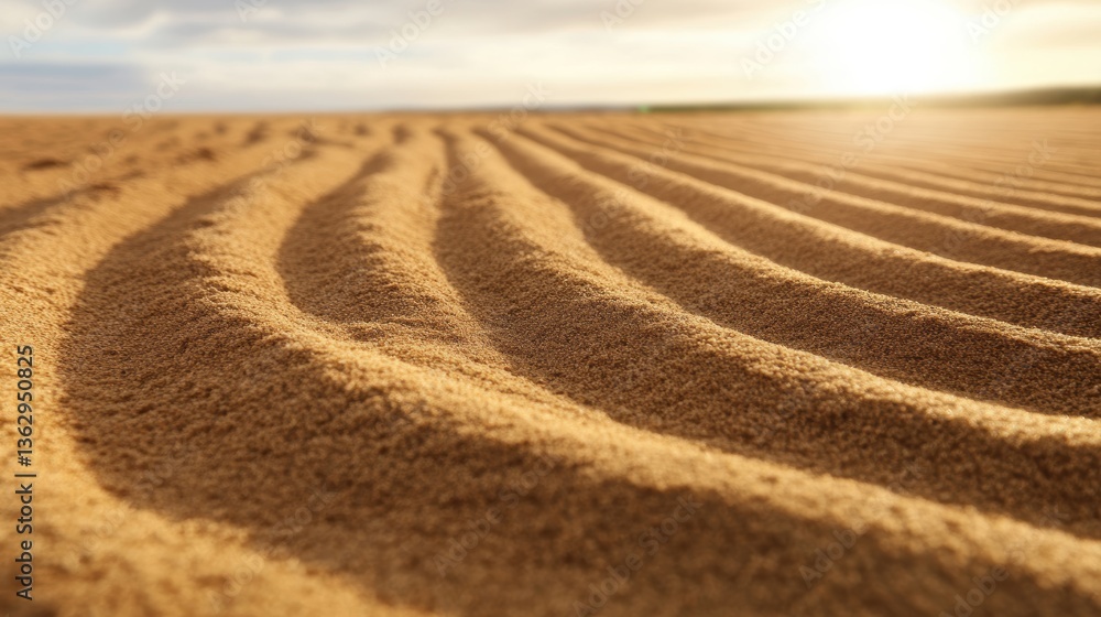 Naklejka premium A freshly tilled ground ready for new vegetable seeds.