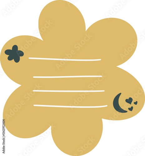 Aesthetic Flower Sticky Note