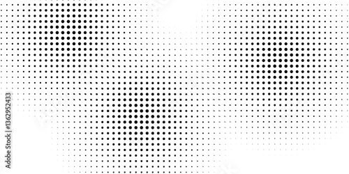 Set of black halftone dots background. dots style