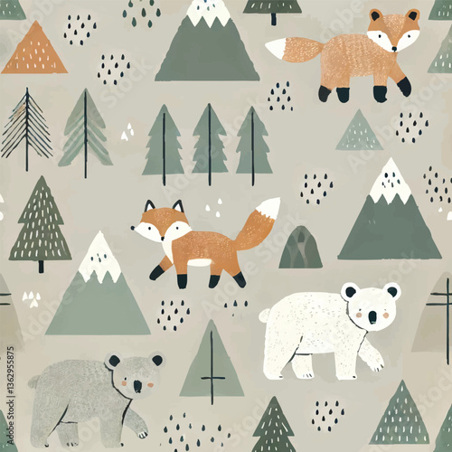 Wild West Animal Print Design in Vector