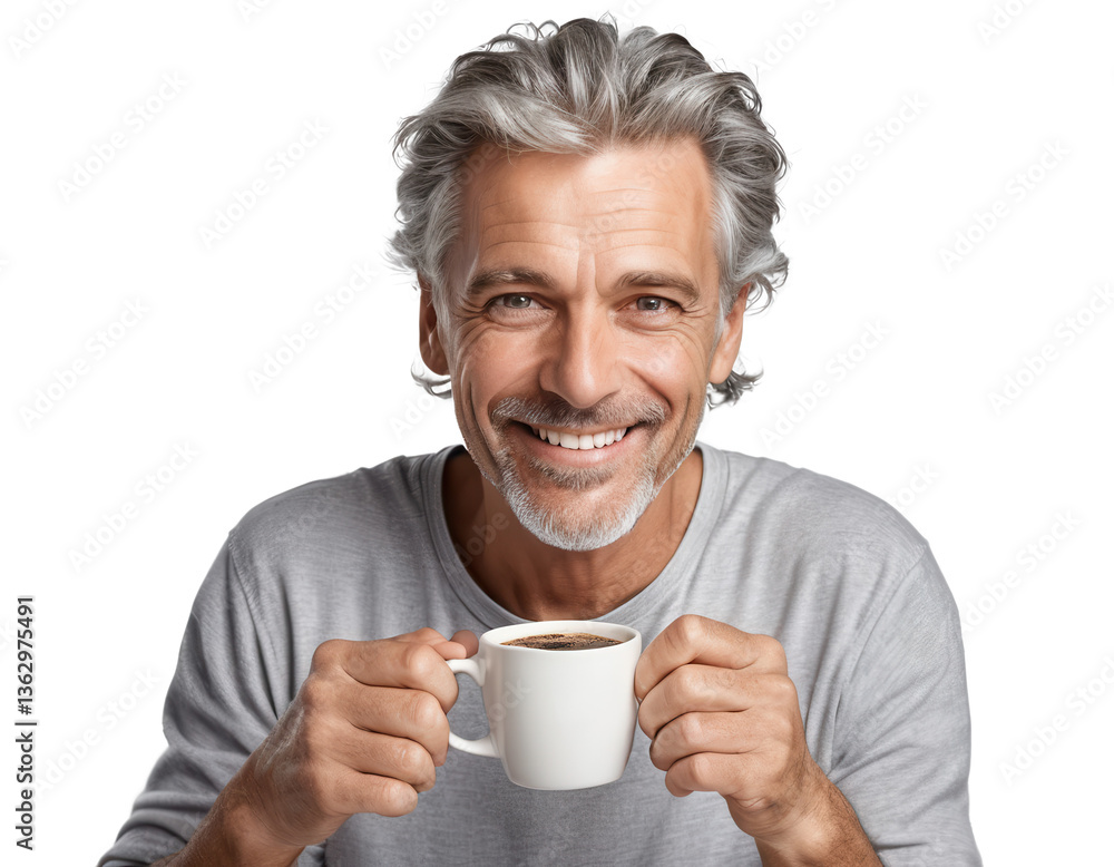 senior man drinking coffee senior man drinking coffee