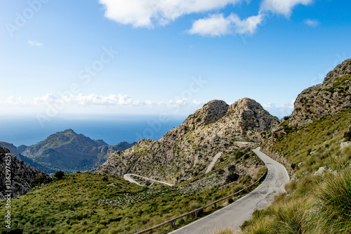 COLL DE SA BATAIA carretera hacia La calobra -Soller- Valldemosa- MUNICIPI D'ESCORCA photo