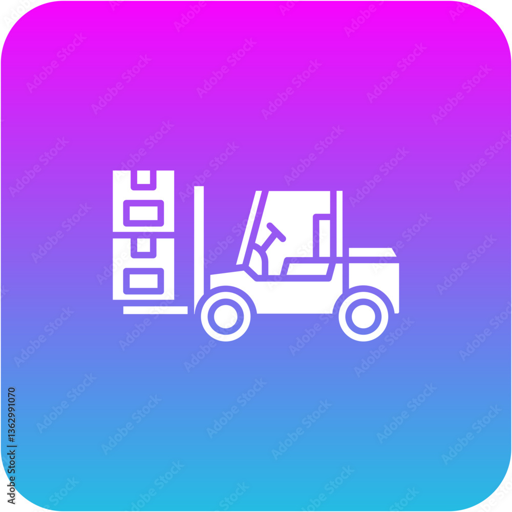 Fork truck Icon Fork truck Icon