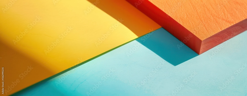 Paper fold bend curve wave illustration orange yellow blue green striped modern minimal copy space artistic colourful creativity element layered. Paper fold bend curve wave illustration orange yellow blue green striped modern minimal copy space artistic colourful creativity element layered.