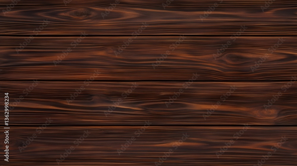 Seamless dark wood texture showing natural oak grain forming a rich background Seamless dark wood texture showing natural oak grain forming a rich background